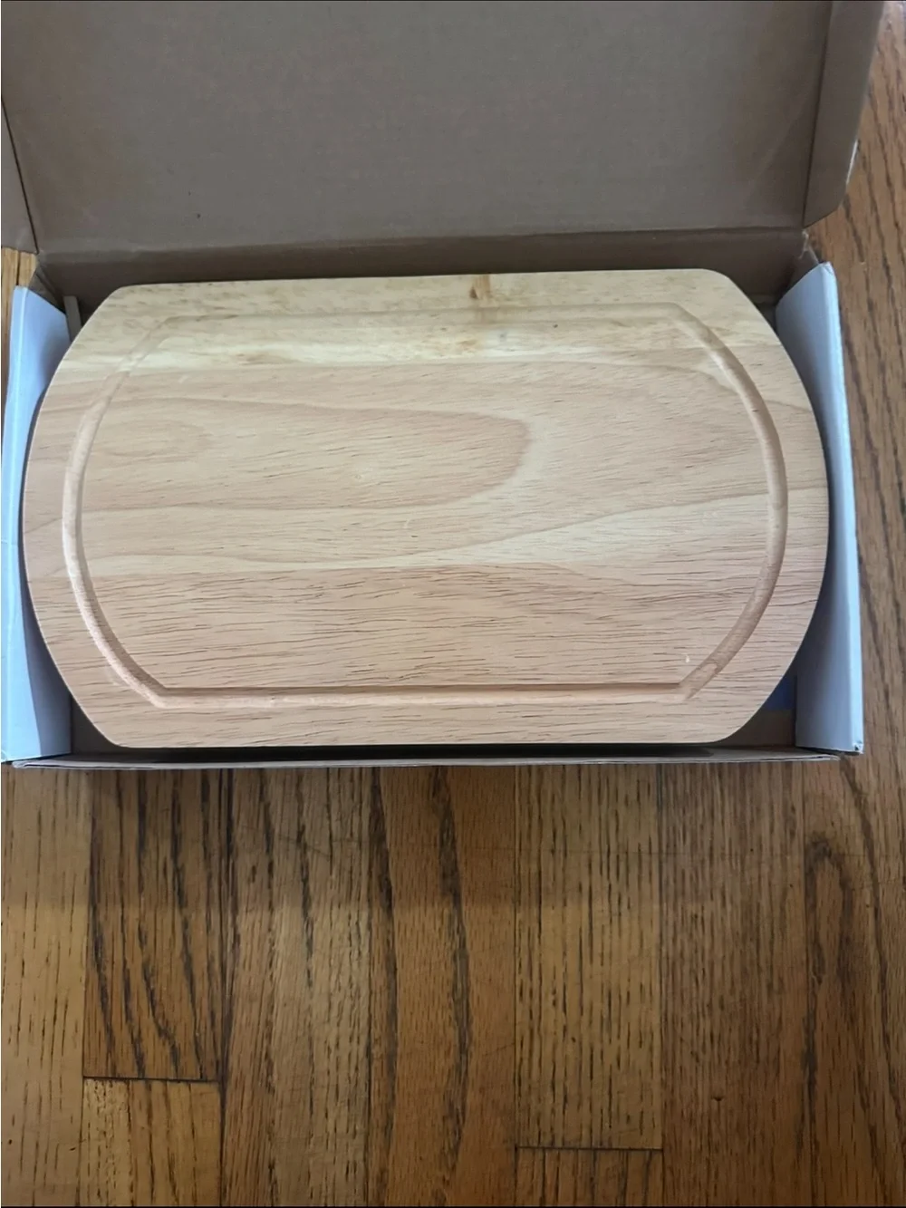 Wood Cheese Board with Four Matching Knives